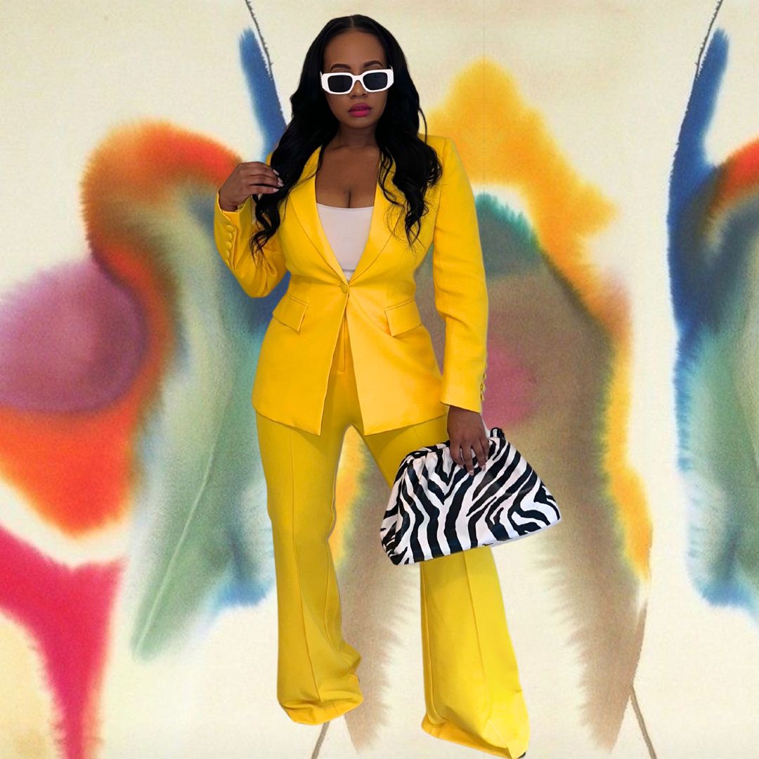 Summer Yellow Power Suit (Pre-Order)