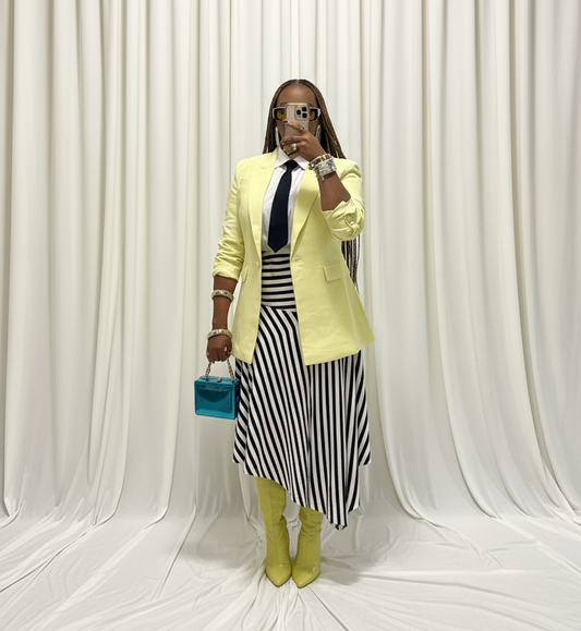 Pastel Yellow Women's Suit (Pre-Order)