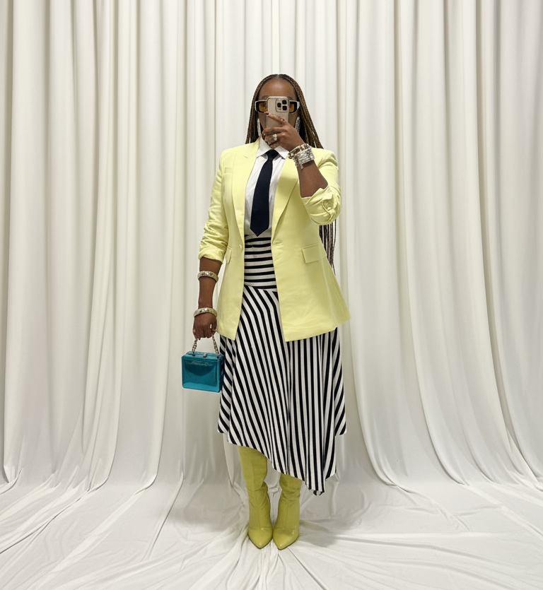 Light Yellow Power Suit (Pre-Order)